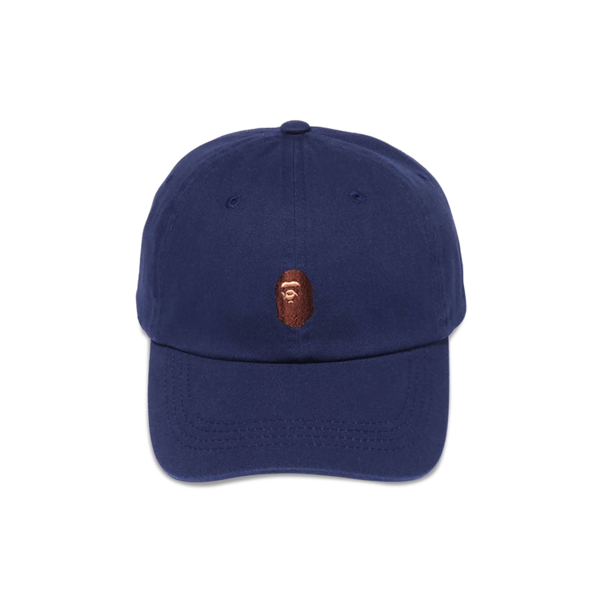 BAPE Ape Head One Point Panel Cap 'Navy' - 1