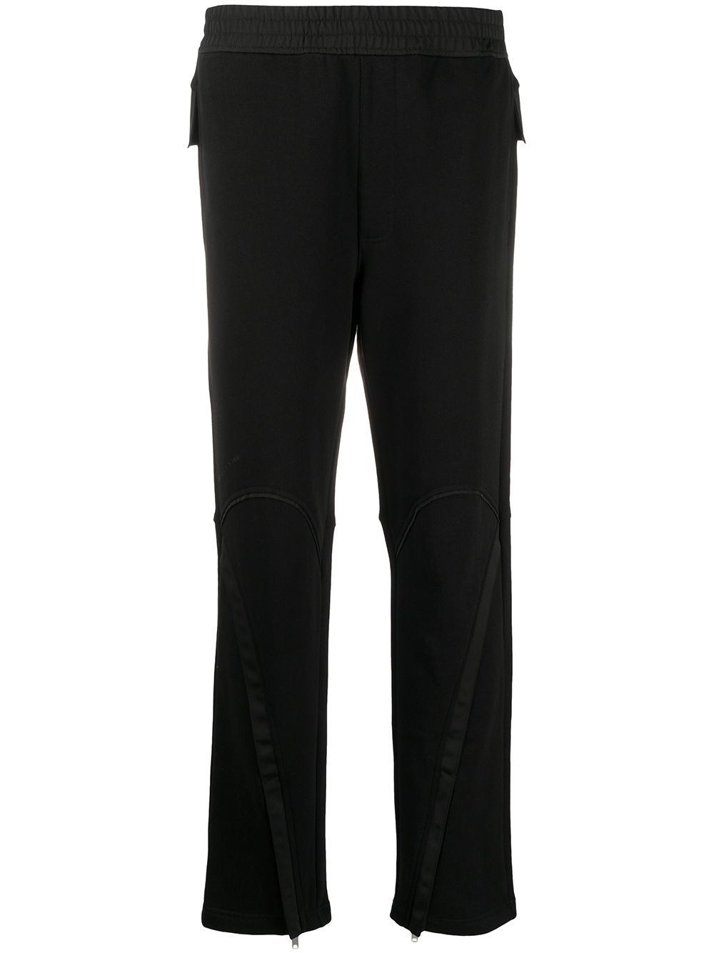 zip detail track pants - 1