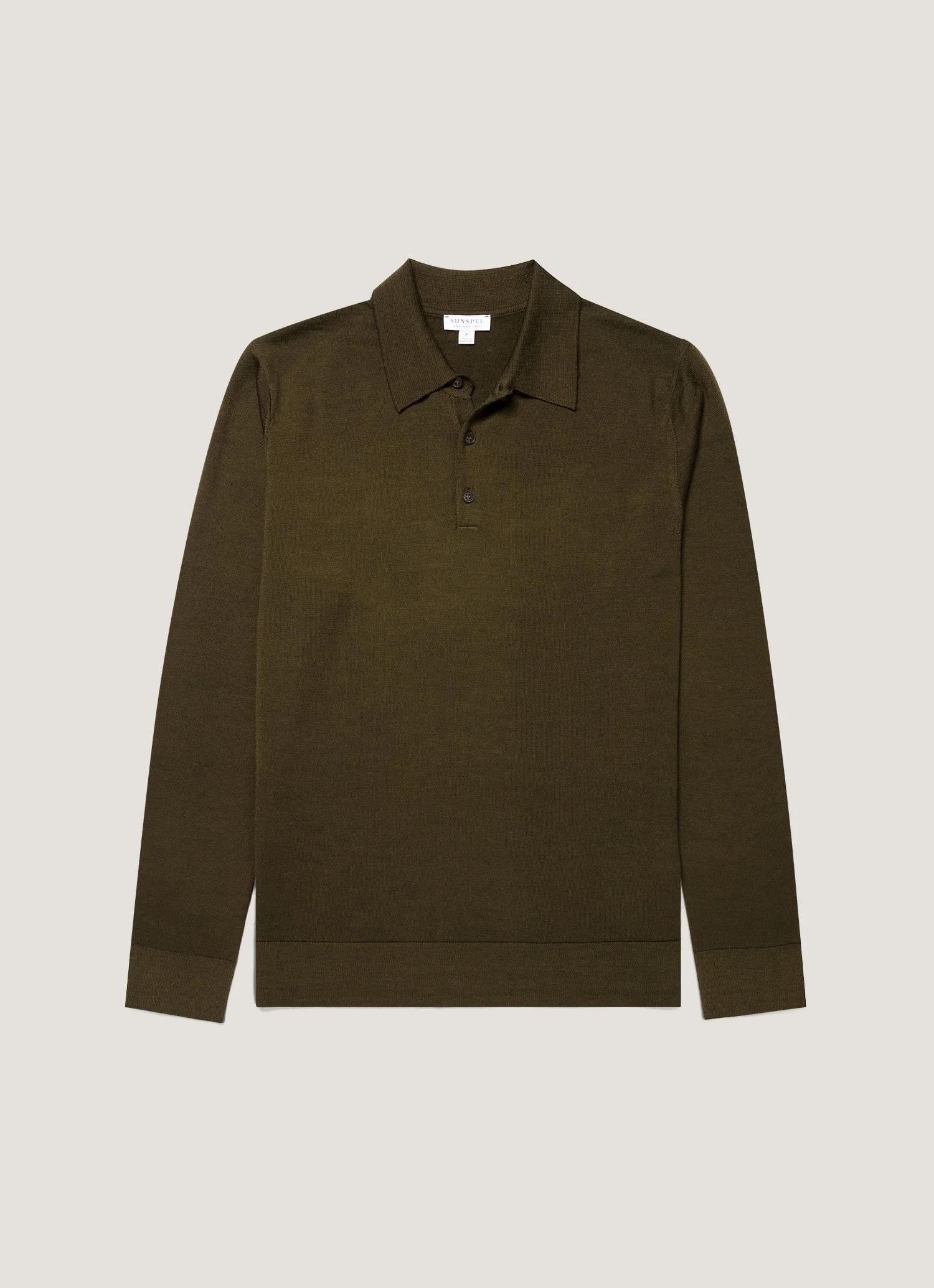 Extra‑Fine Merino Knitted Polo Shirt - 1