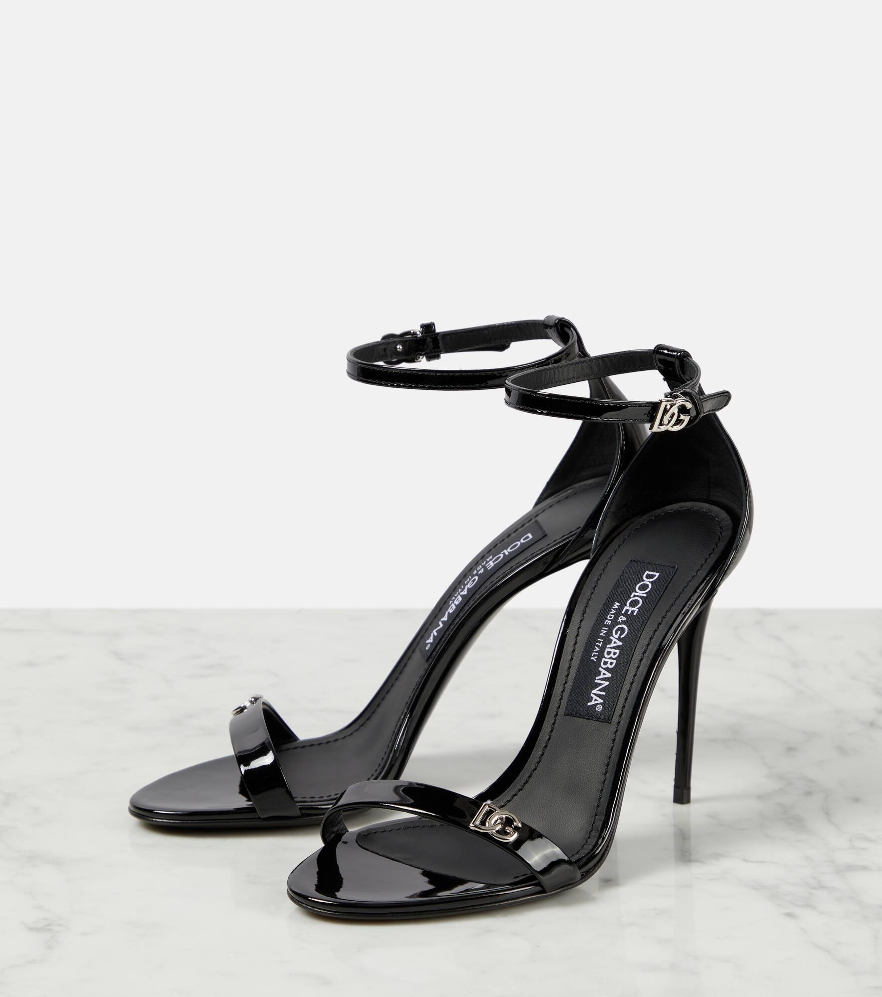 Patent leather sandals - 5