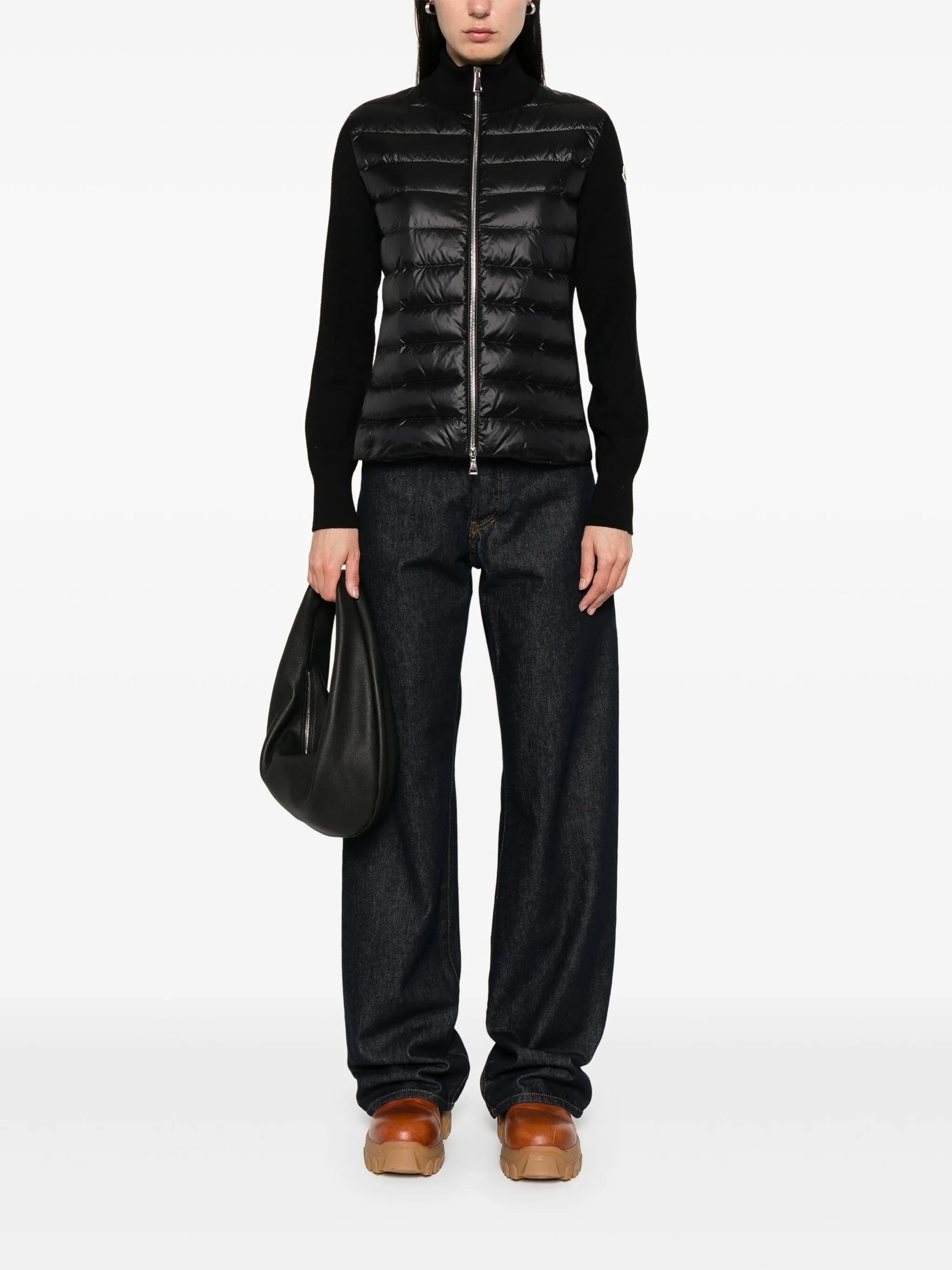 Moncler Wool Zip-up Puffer Jacket - 4
