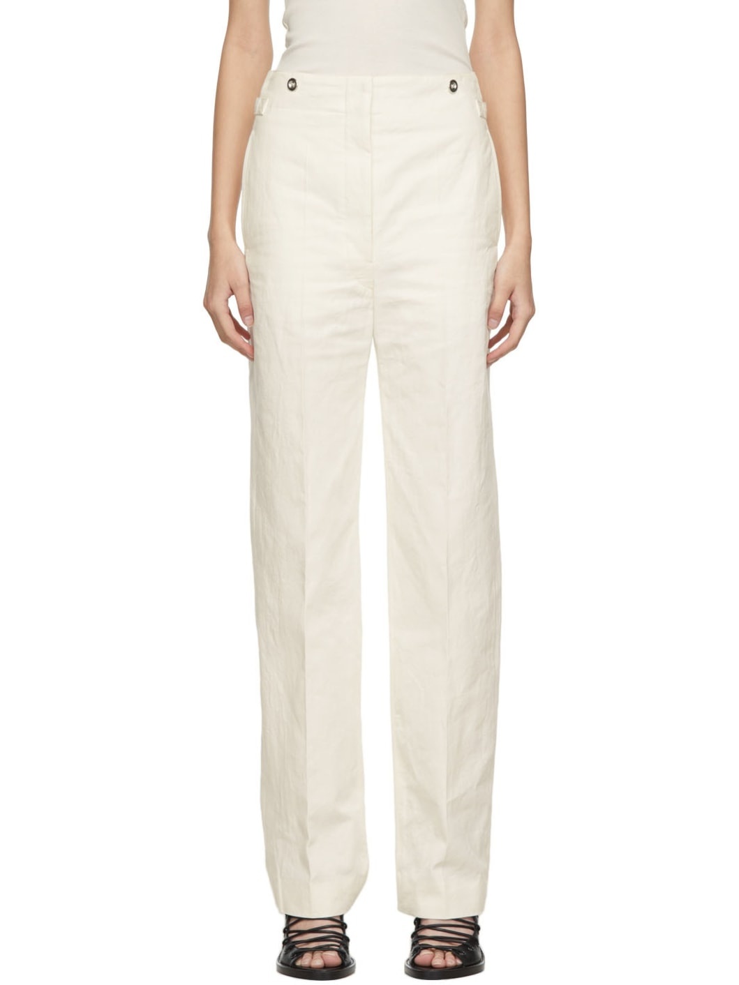 Off-White High Waisted Trousers - 1