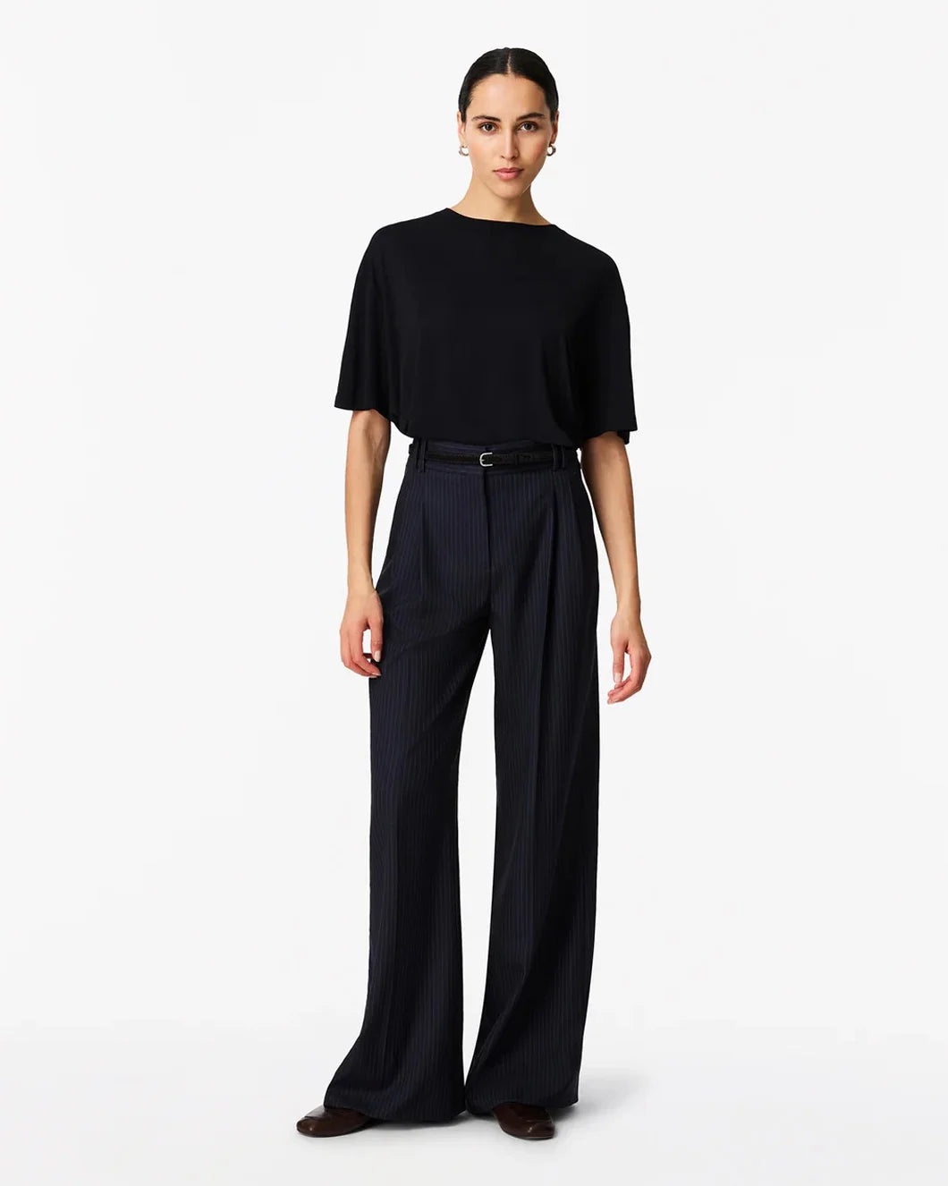 TWILL PLEATED TROUSER - 2