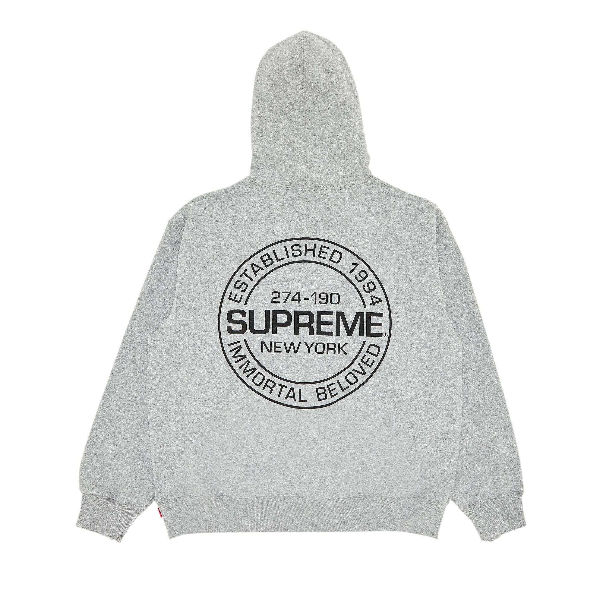 Supreme Immortal Hooded Sweatshirt 'Heather Grey' - 2