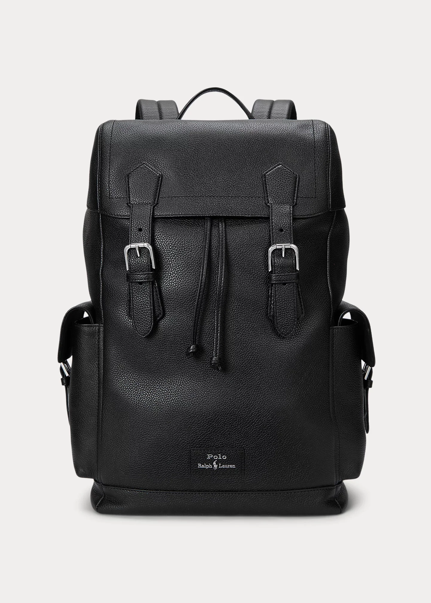 Pebbled Leather Backpack - 1