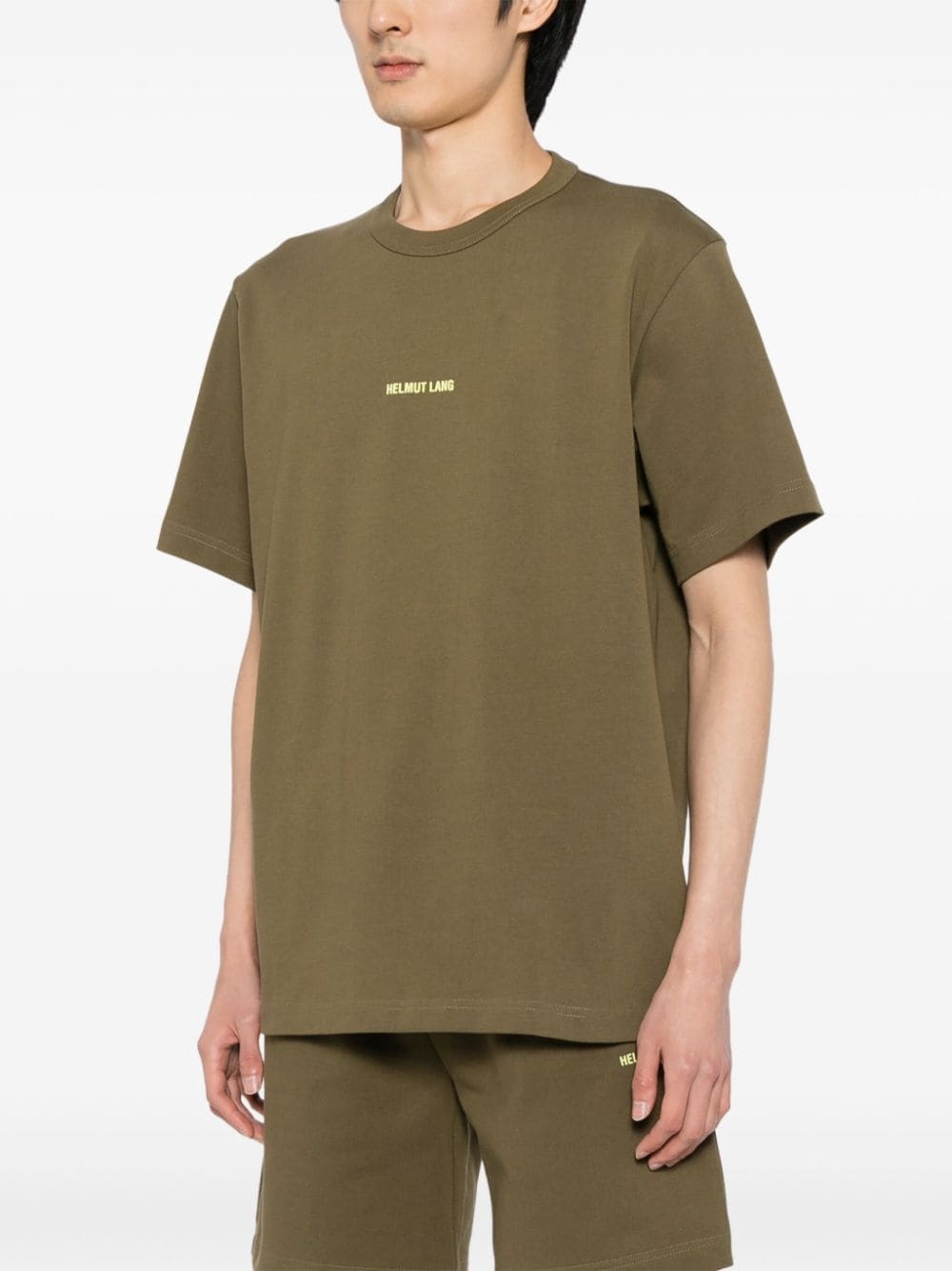 logo-print cotton T-shirt - 3