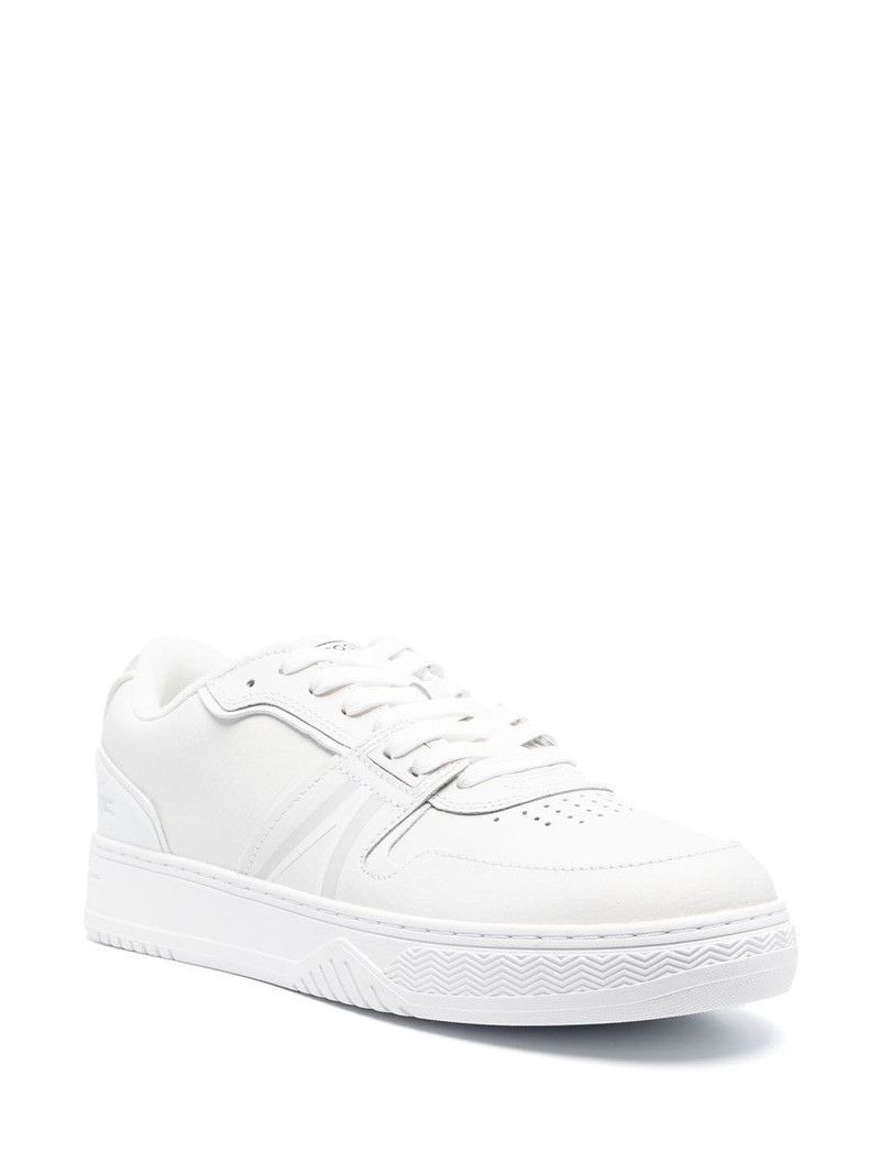 LACOSTE perforated lace-up sneakers outlook
