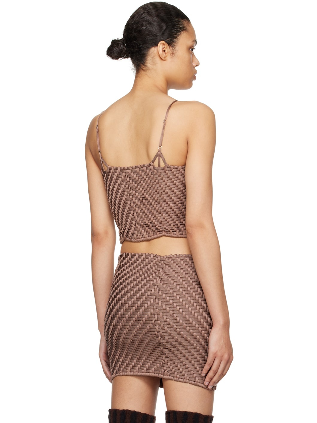 SSENSE Exclusive Taupe Owl Camisole - 3