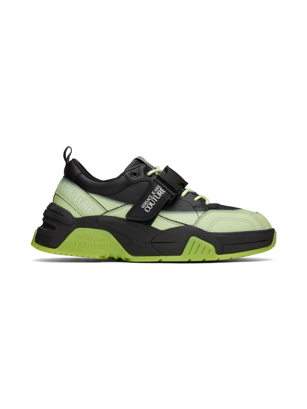 Green & Black Stargaze Sneakers - 1