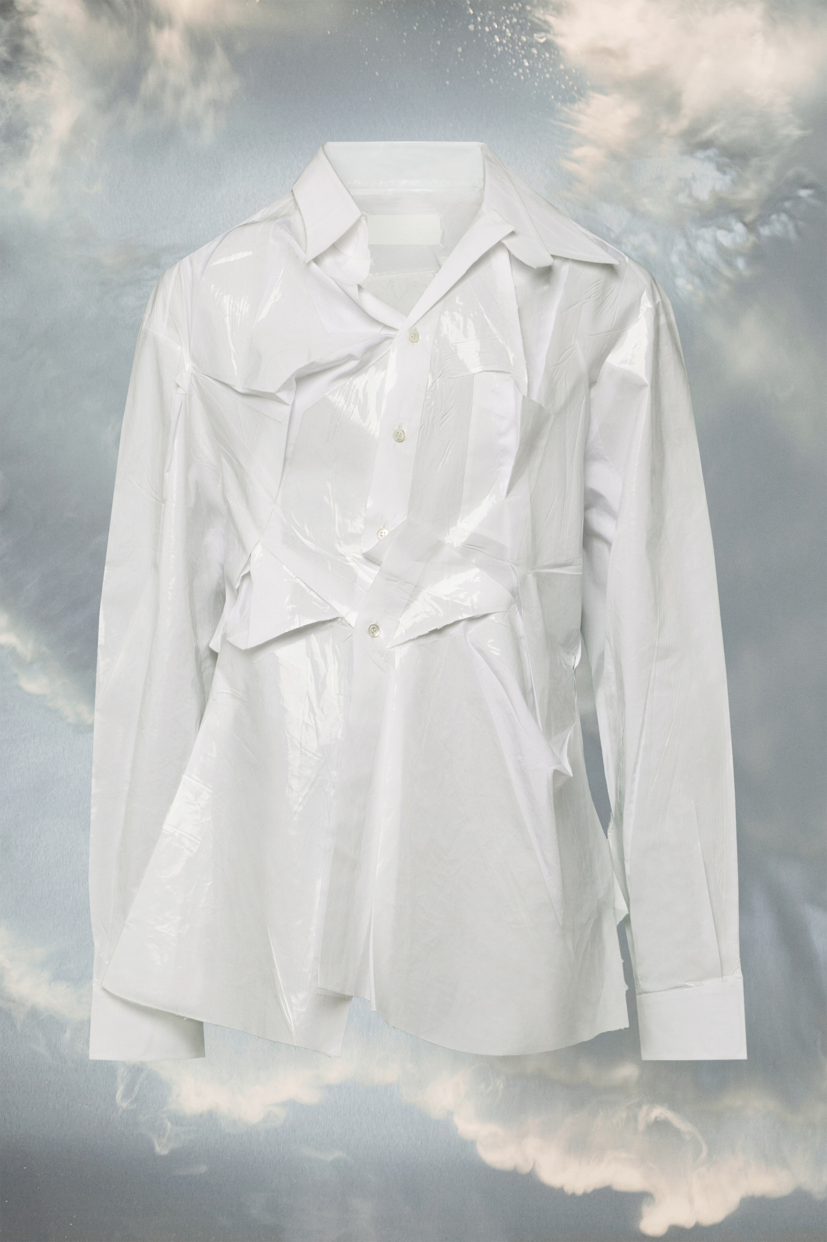 High-shine cotton poplin shirt - 2