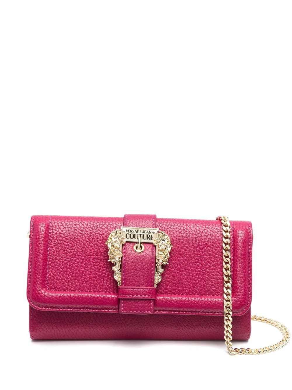 logo-buckle shoulder bag - 1