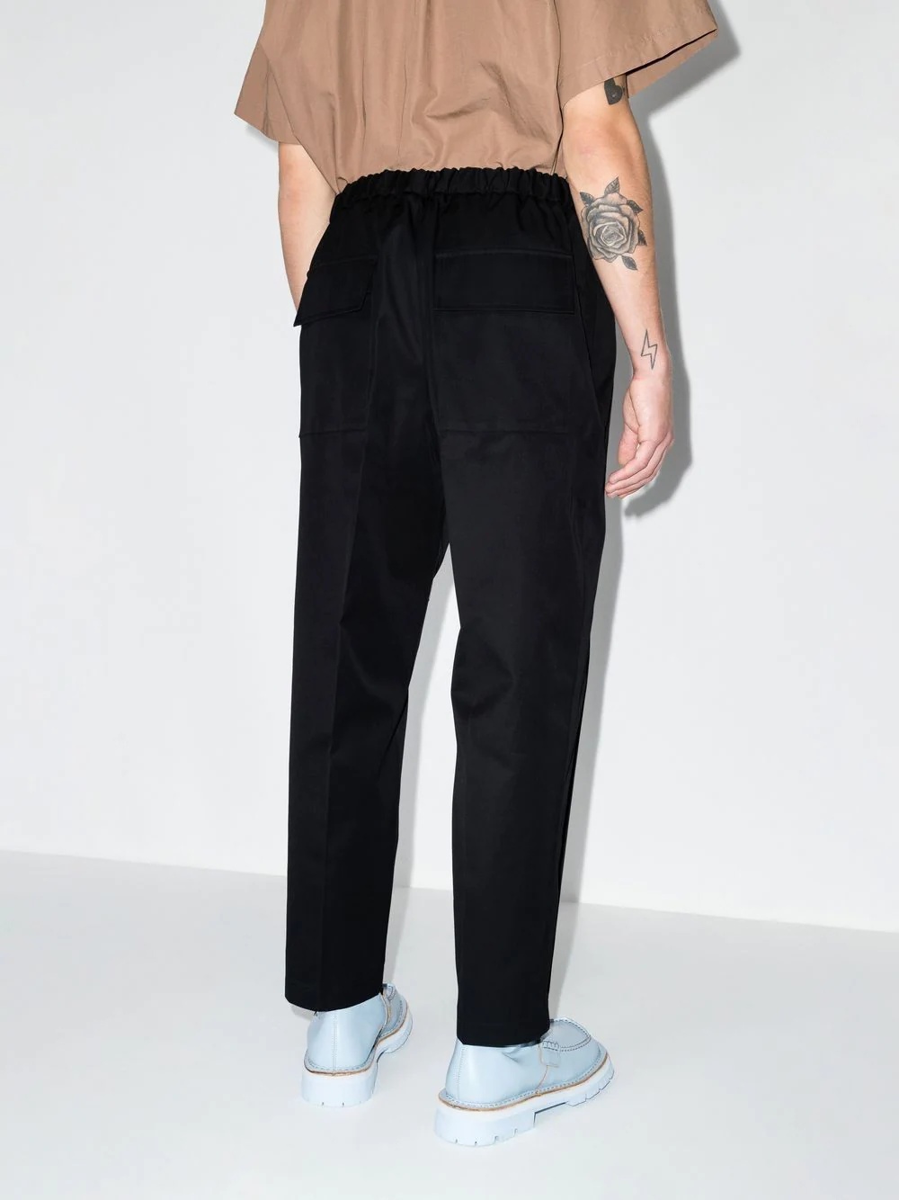 tapered track pants - 3