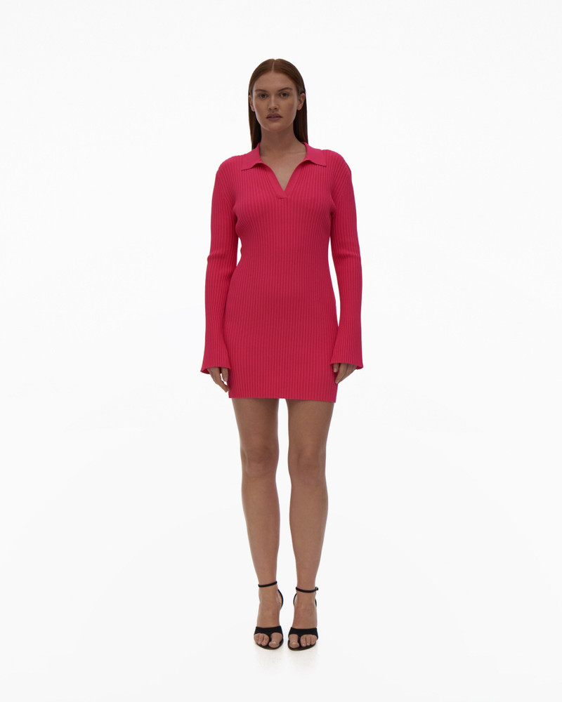 Helmut Lang RIBBED POLO DRESS outlook