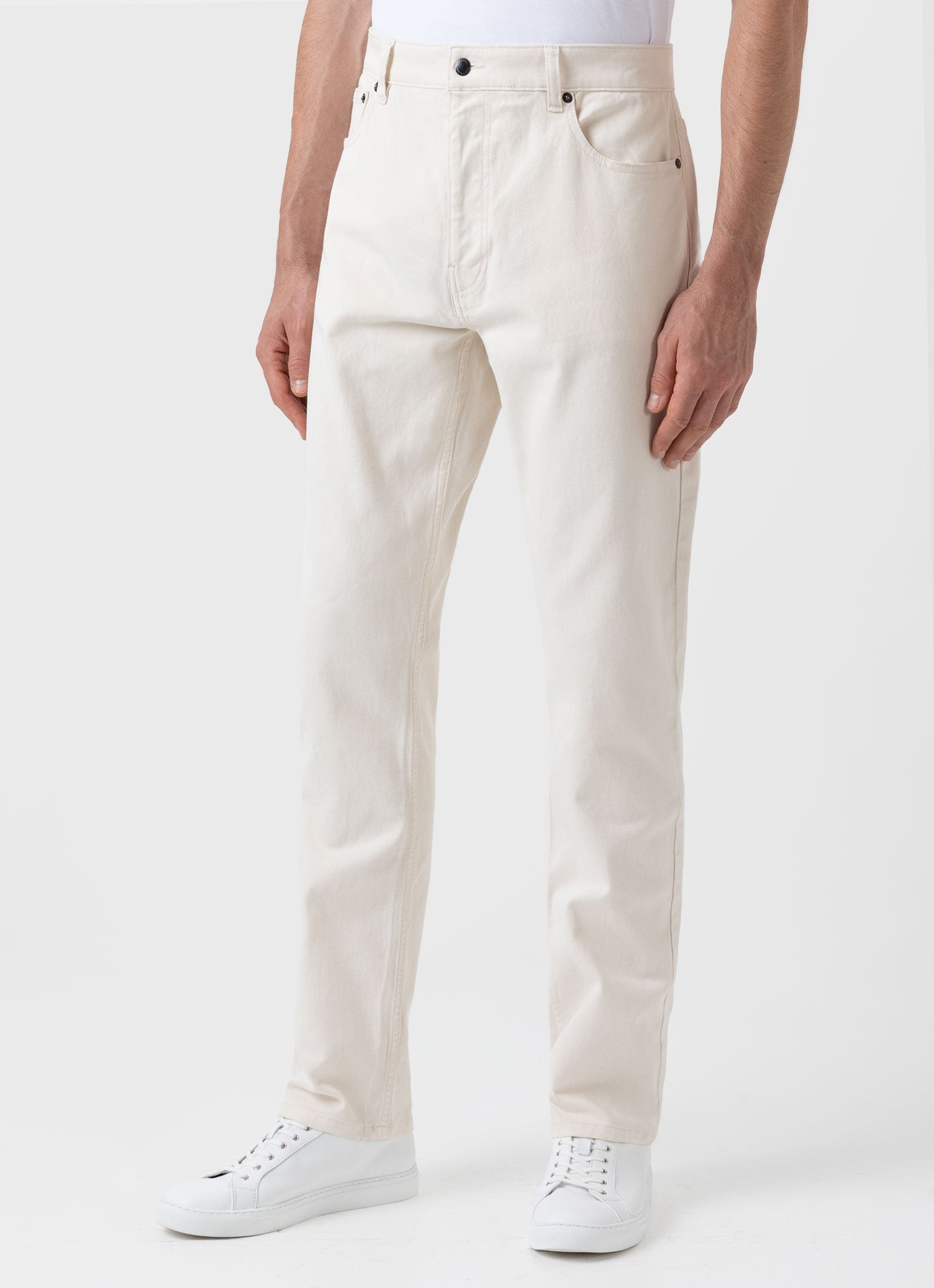 Natural 5 Pocket Trouser - 2