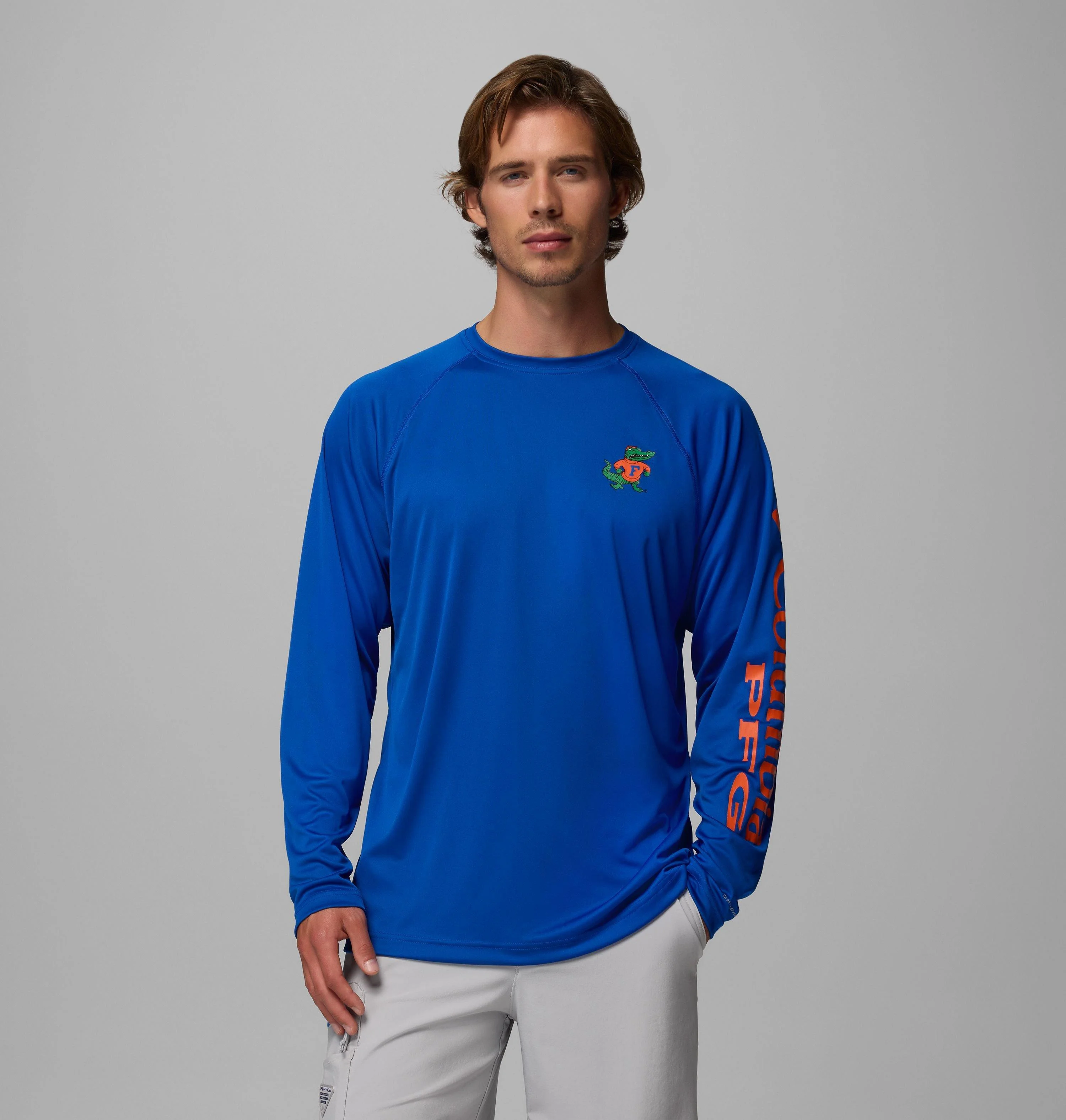 Men's Collegiate PFG Terminal Tackle Long Sleeve Shirt - Florida - 1