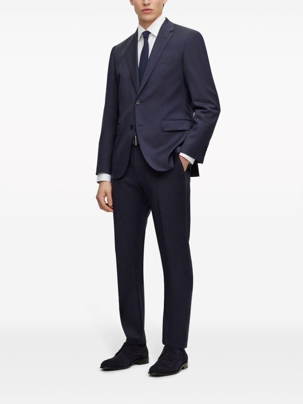 single-breasted fitted blazer - 2