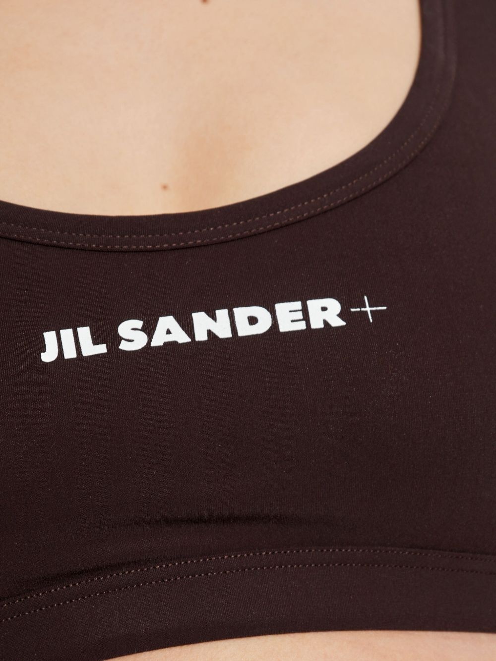 logo-print bikini top - 5