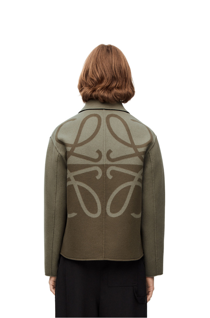 Reversible workwear jacket in wool, cashmere and silk 4