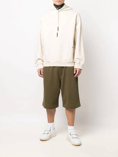 Jil Sander drop-crotch track shorts outlook