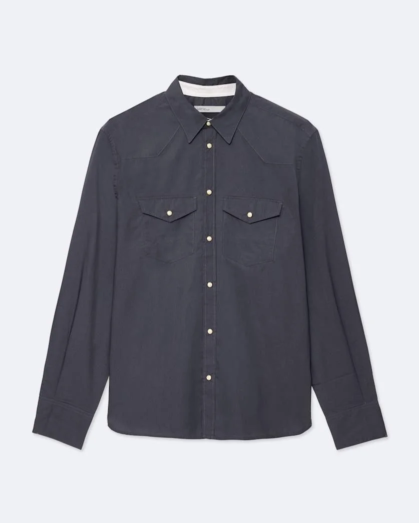 KENIL REGULAR-FIT COTTON-POPLIN SHIRT - 1