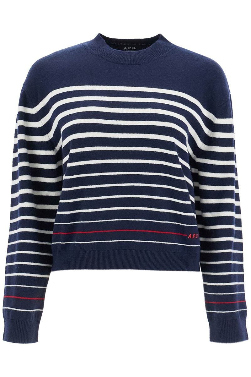 A.P.C. "STRIPED WOOL BILLIE PULLOVER - 1