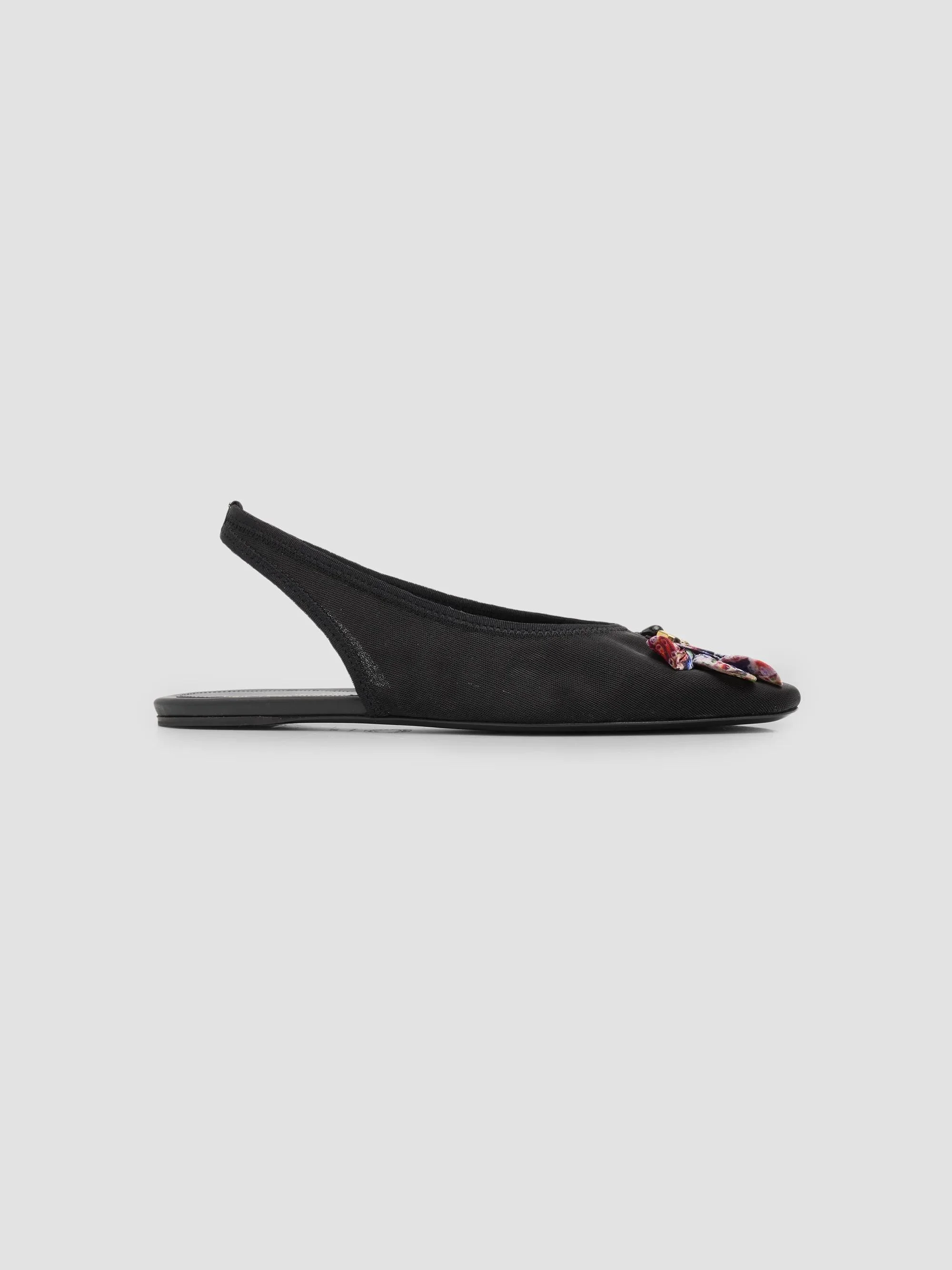 Women's Mosaicon Mesh Slingback Flats - Black - 1