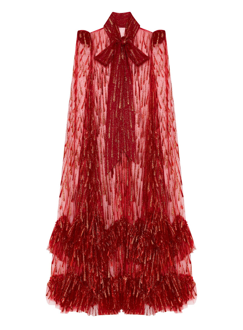 THE SCARLET RAIN SKY ROCKET CAPE 1