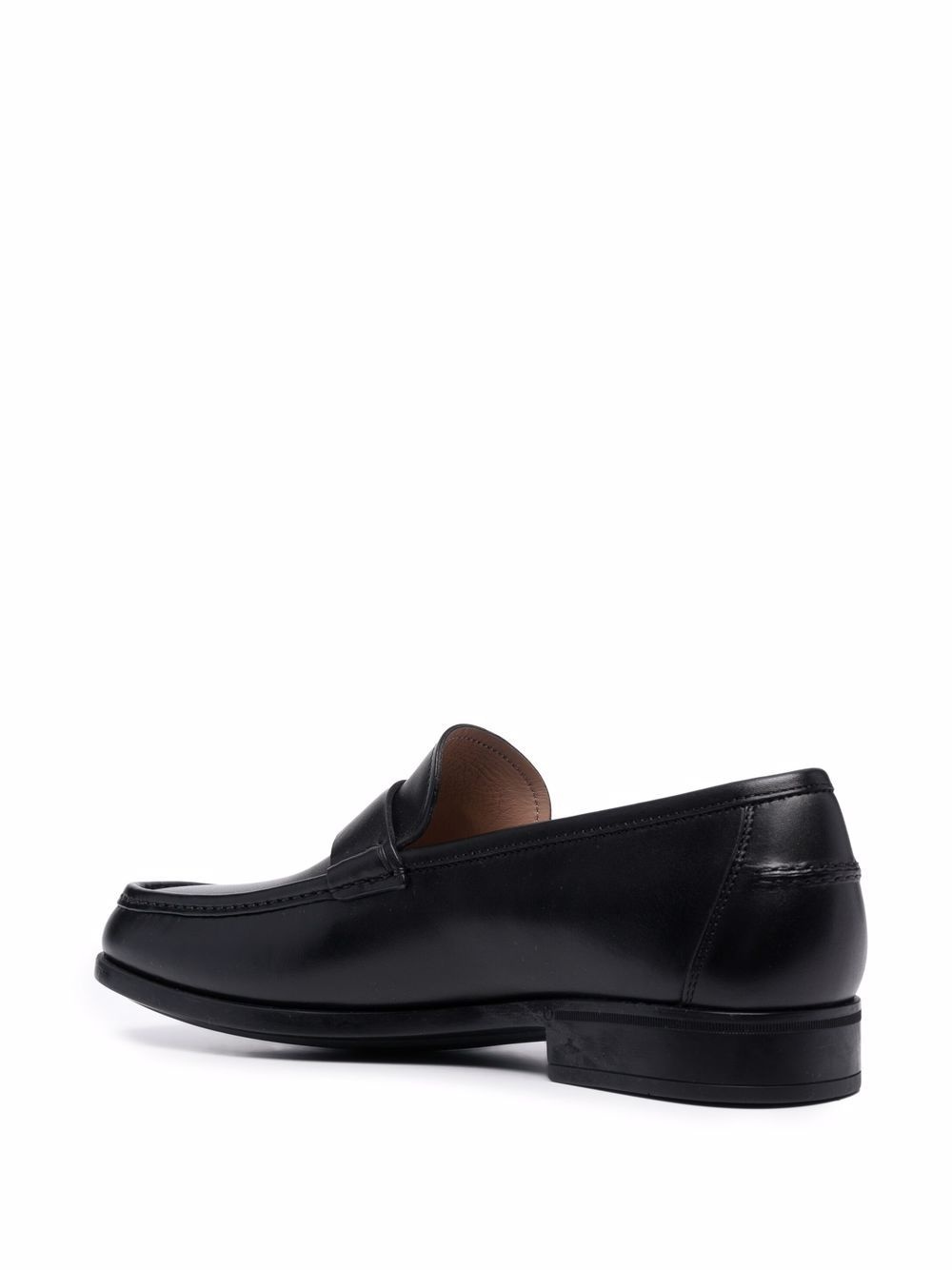 buckled leather loafers - 3