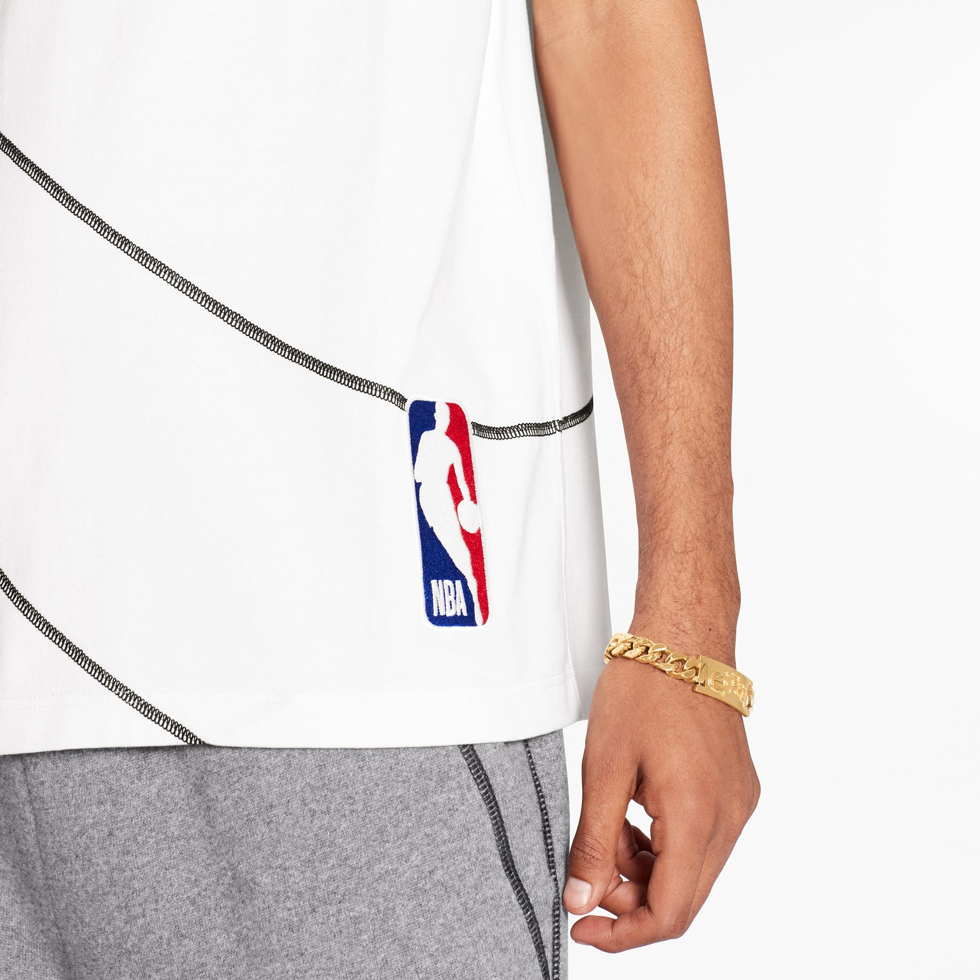 LVxNBA Embroidery Detail T-Shirt - 5