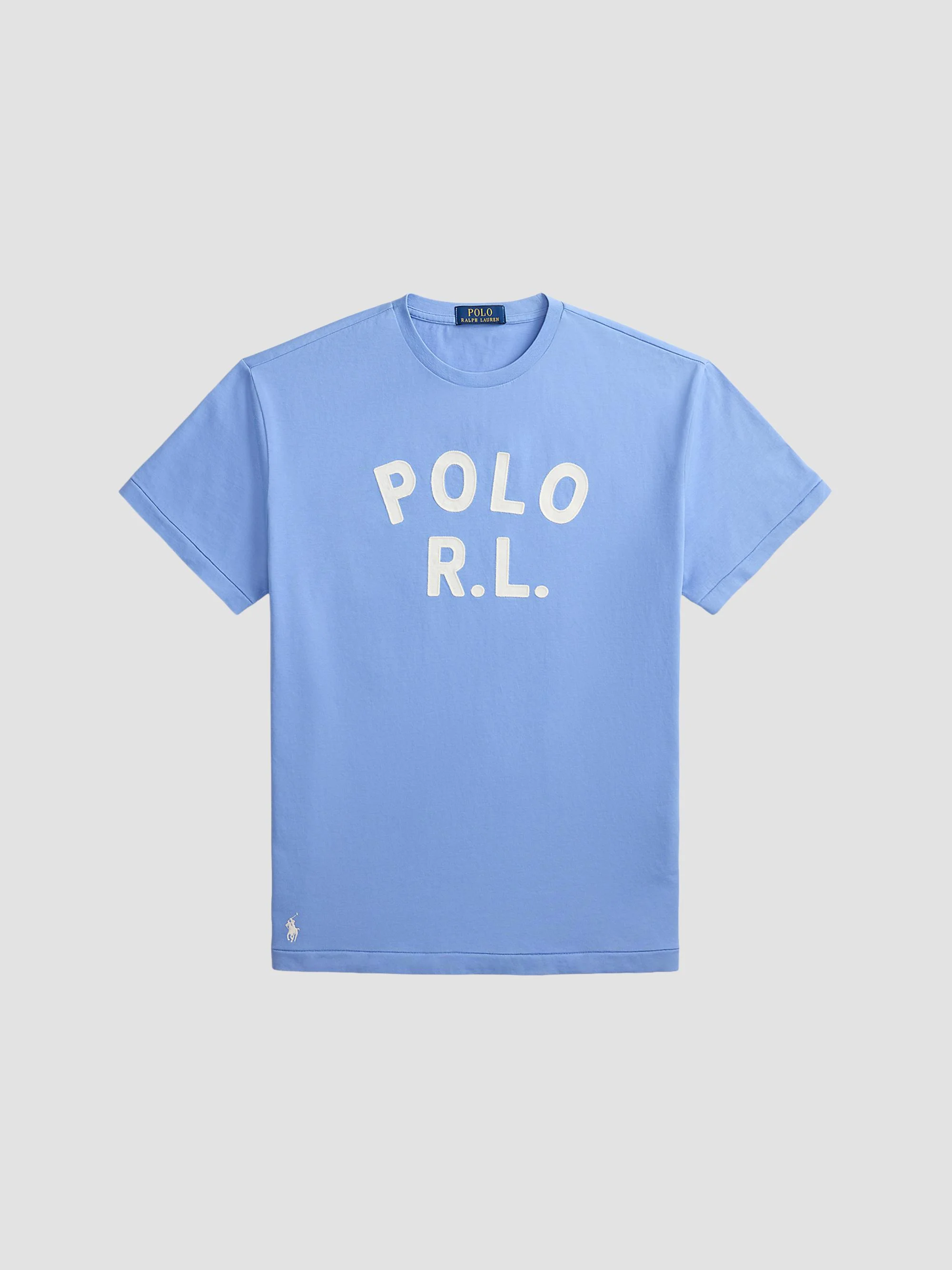Men's Logo-Print Cotton Crewneck T-Shirt - Bristol Blue - 1