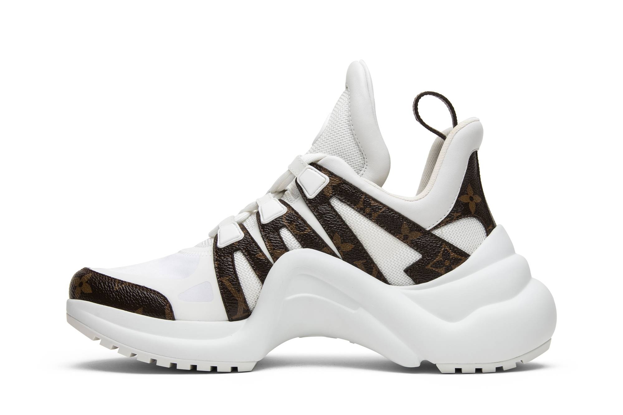 Louis Vuitton Wmns  Archlight Sneaker 'White Brown' - 3