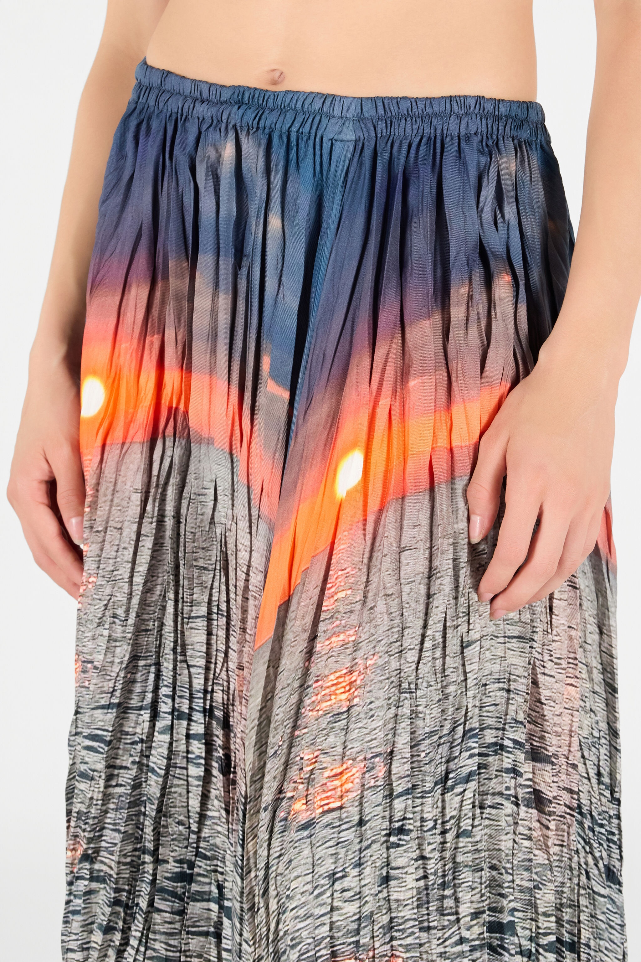 Sunrise Print Skirt - 6