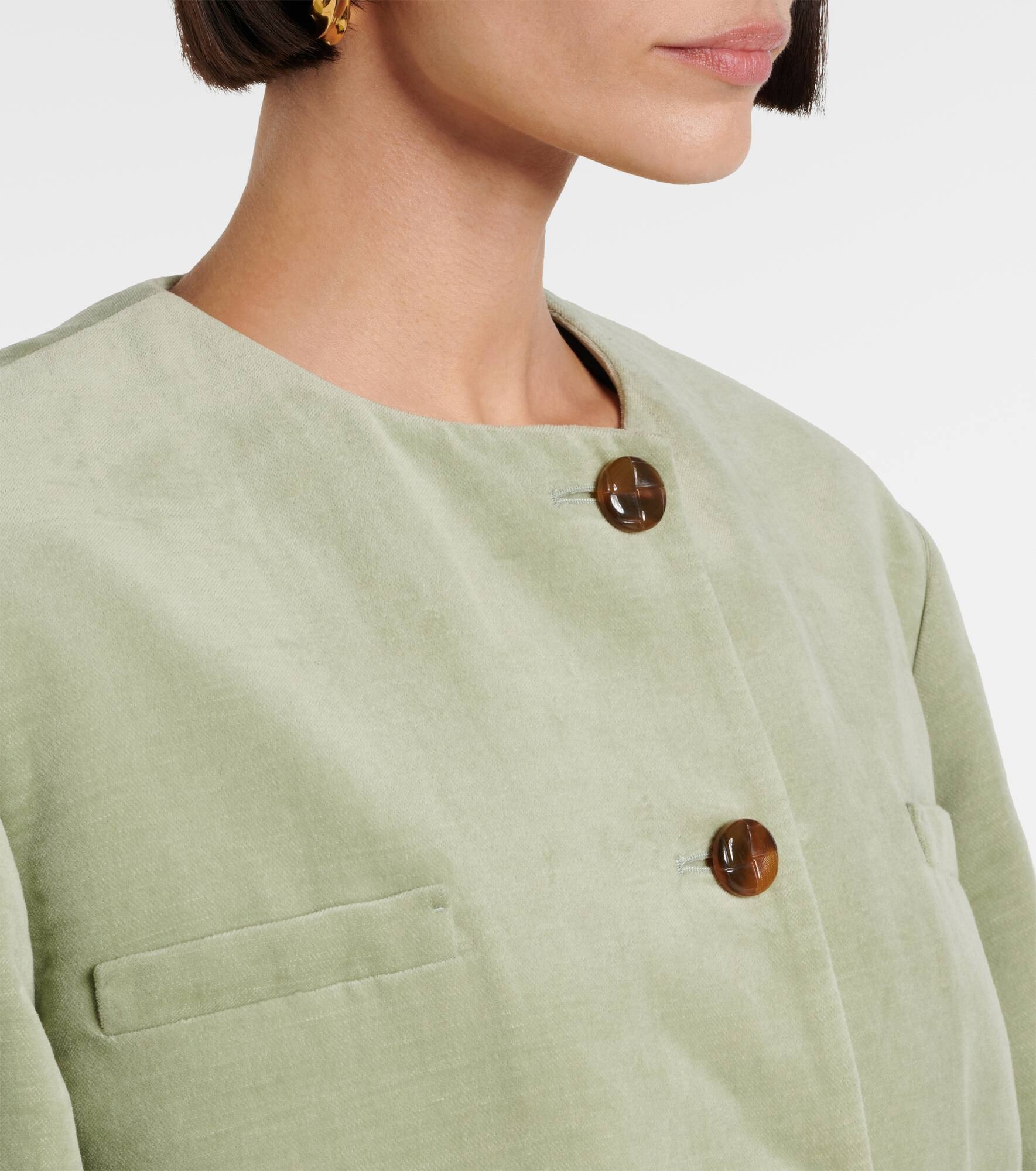Jealousy Gliss cotton and linen jacket - 4
