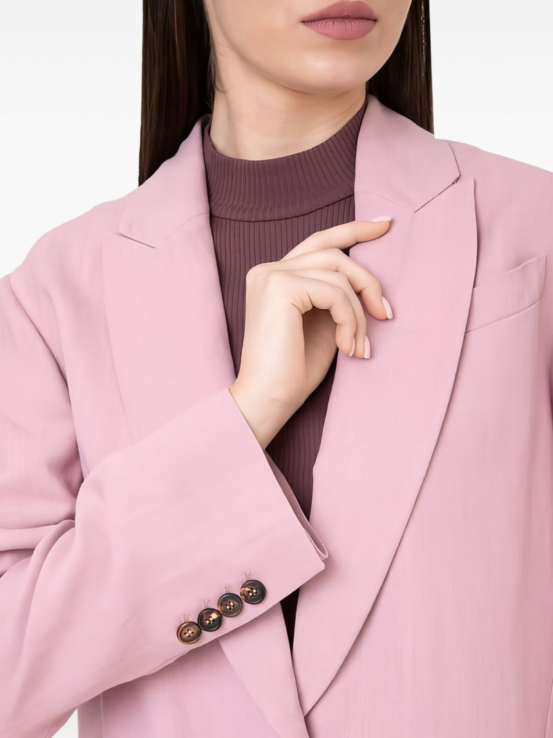 single-button long-sleeve blazer 5