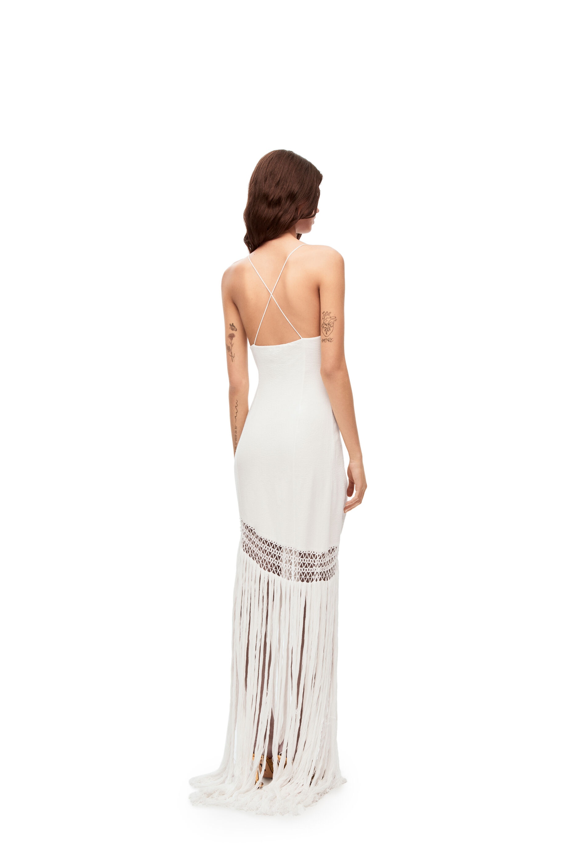 Fringe dress in cotton - 3
