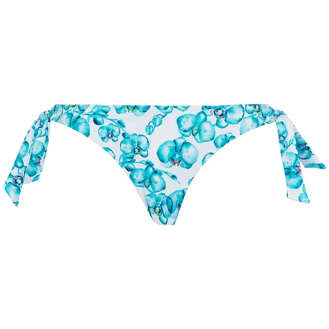 Women Bikini Bottom Mini Brief To Be Tied Orchidees - 1