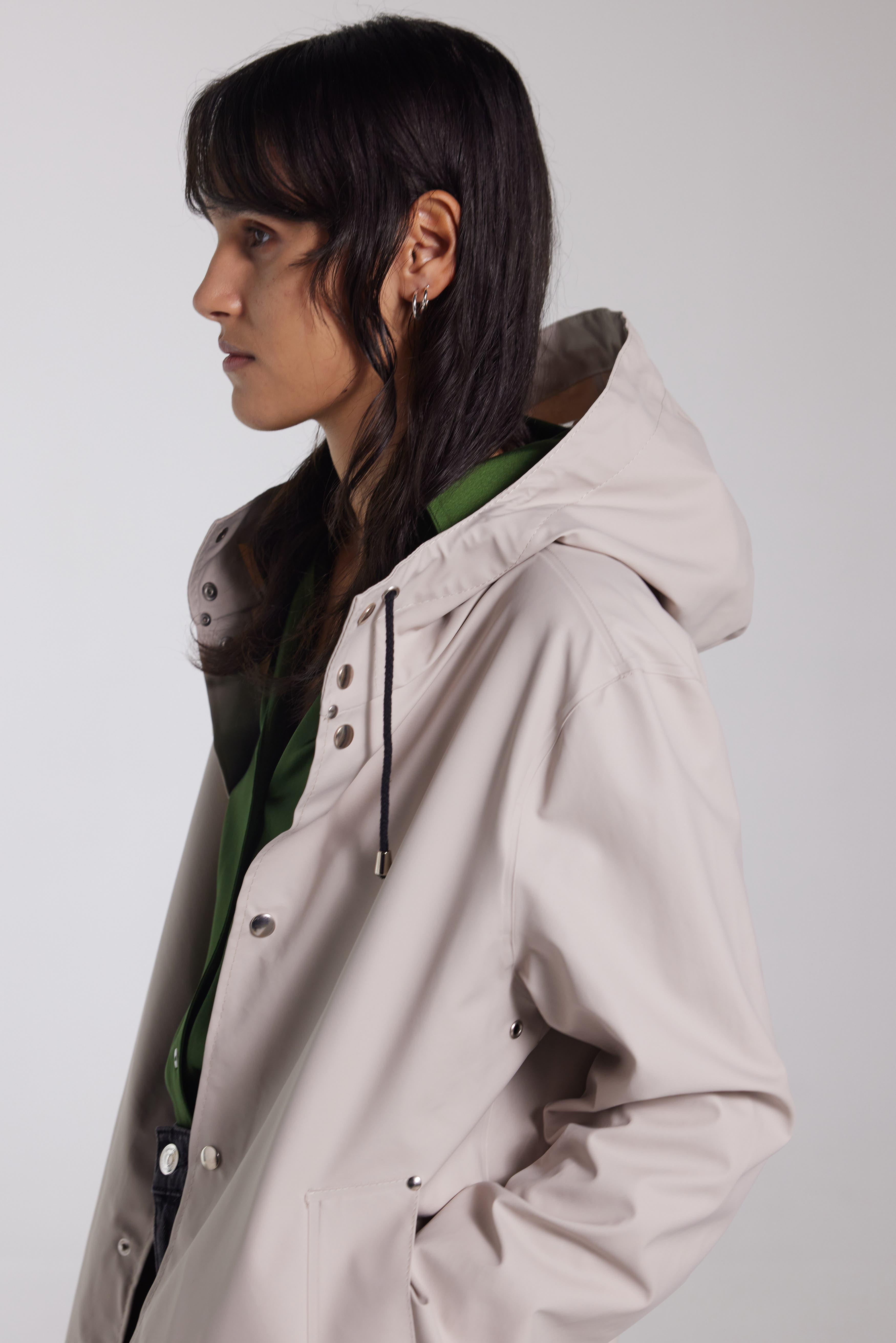 Stutterheim Stockholm Lightweight Raincoat in Light Sand at Nordstrom - 5