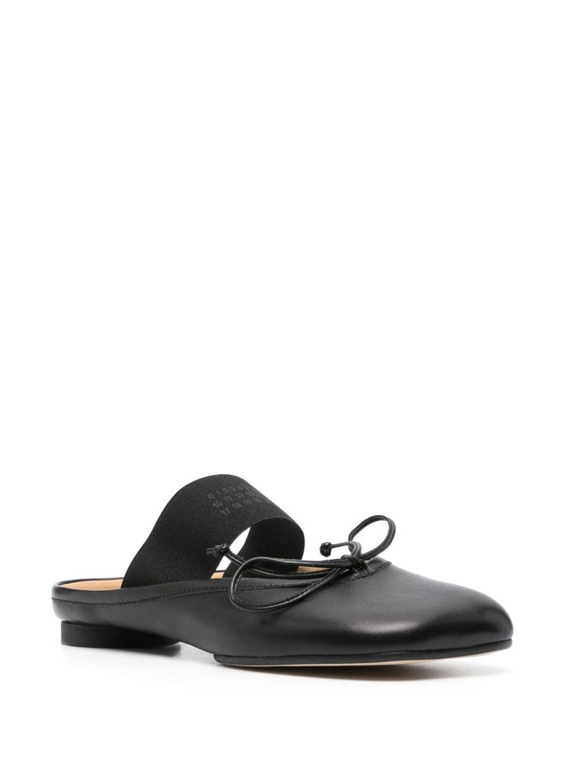 MM6 Maison Margiela Anatomic numbers-strap ballerina shoes outlook