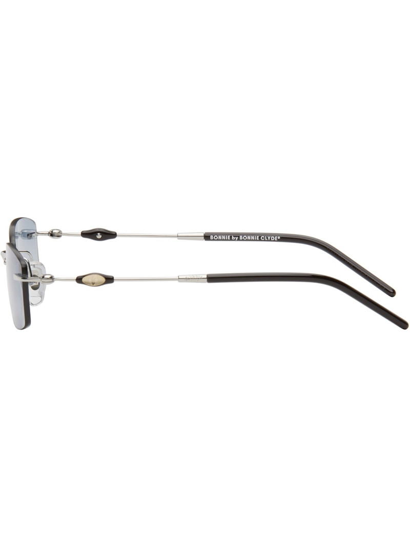 Silver Metal Lisp Sunglasses 3