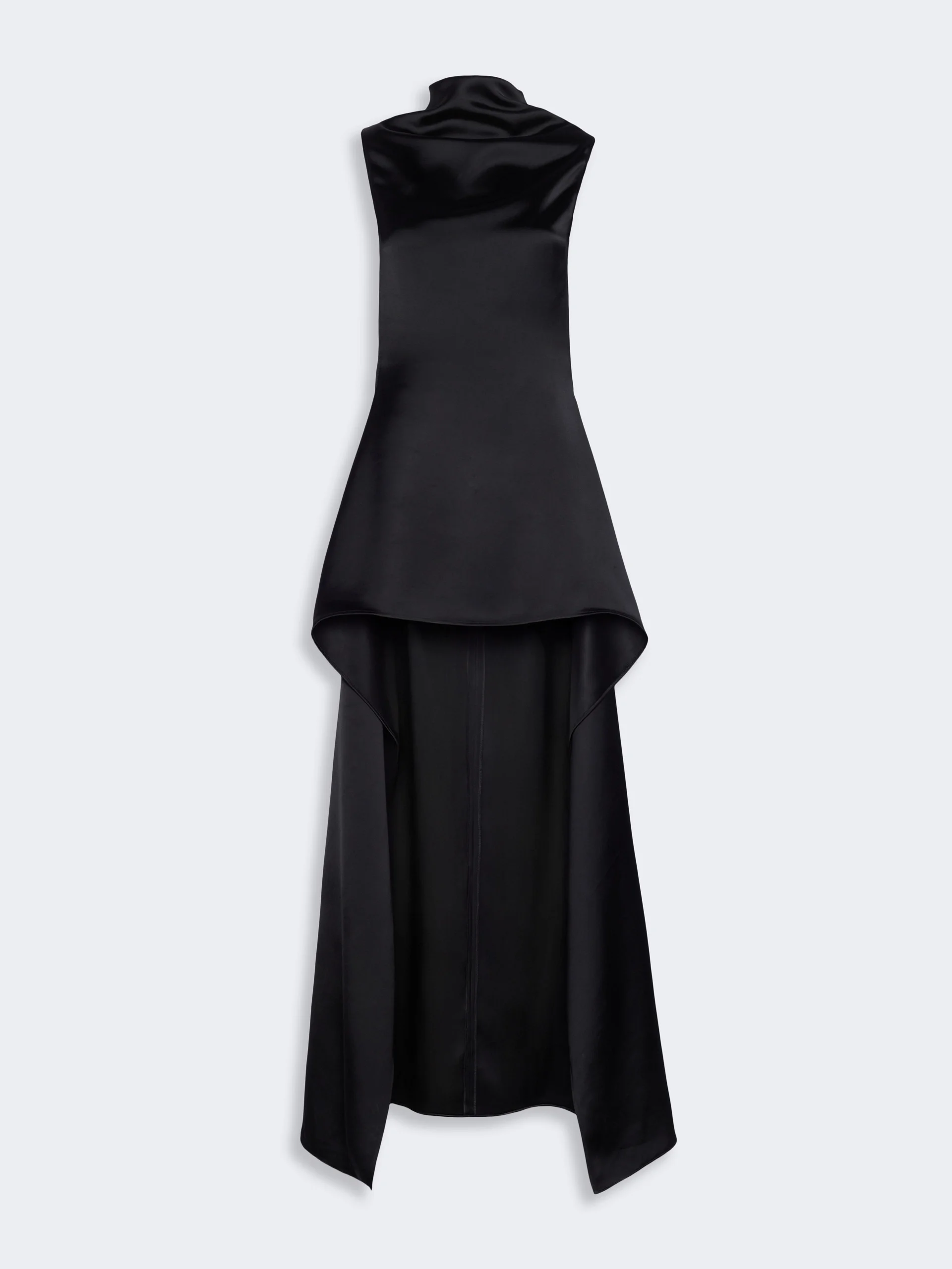POTENTE Ruffle dress - BLACK - 1