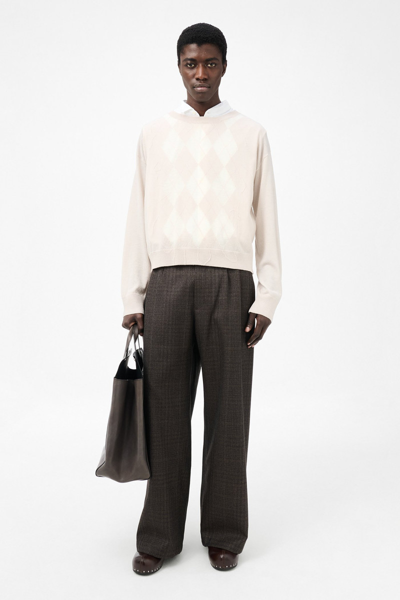 Our Legacy Sonar Roundneck Blossom Argyle Fine Wool outlook