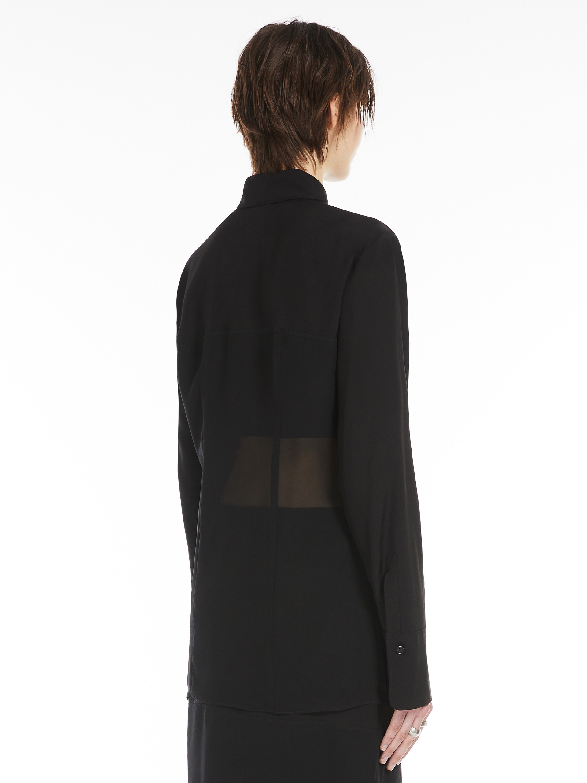 BOA Chiffon flounced blouse - 4
