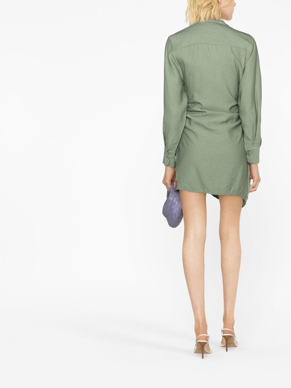 La Robe Bahia draped shirtdress - 3