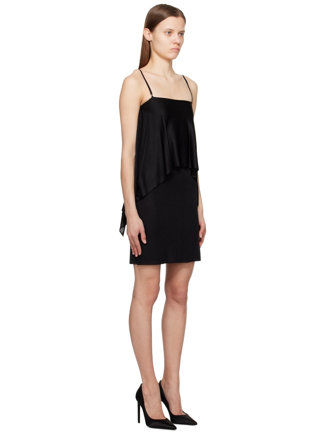 Black Compact Minidress - 2