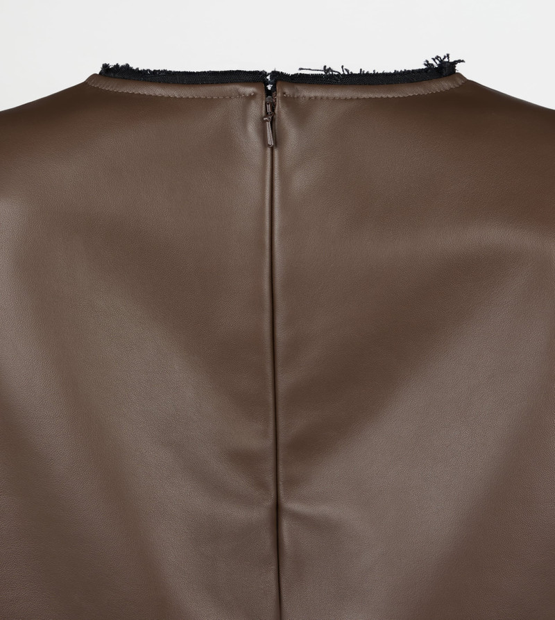 TOP IN LEATHER - BROWN 3
