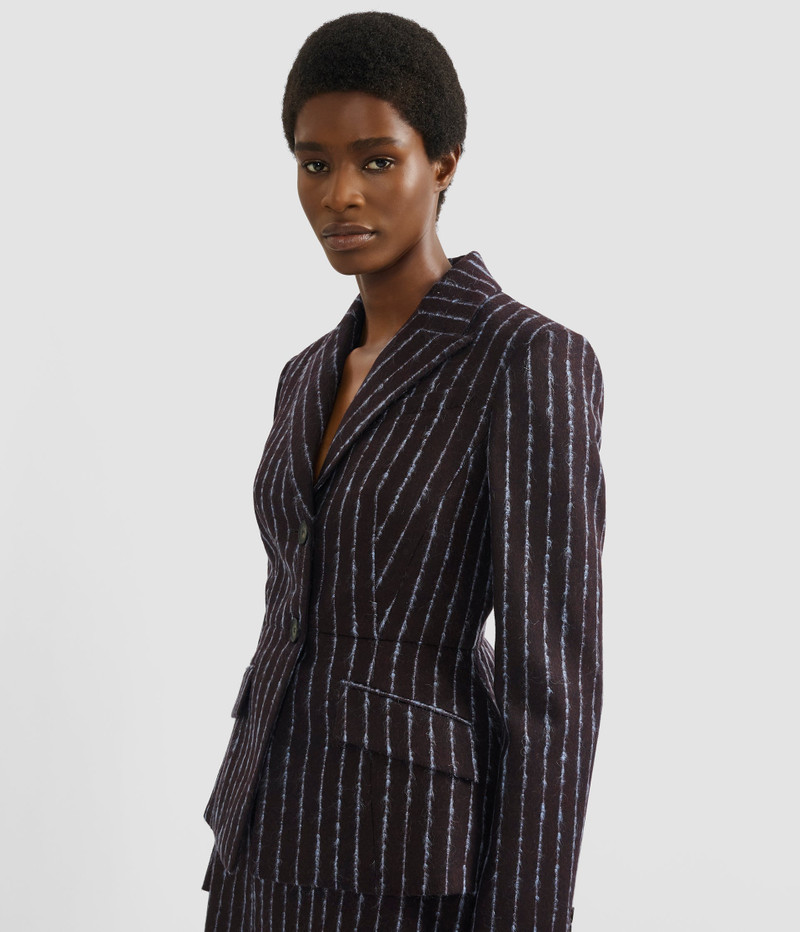 PINSTRIPE FITTED BLAZER 5