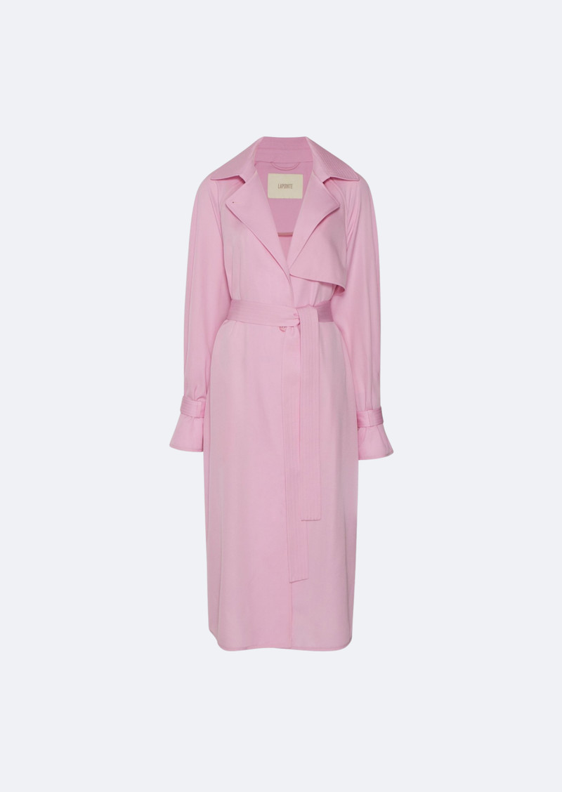 Wool Belted Trench Coat 1