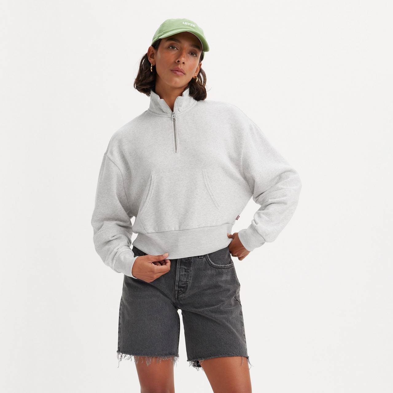 SARA QUARTER ZIP TOP - 2