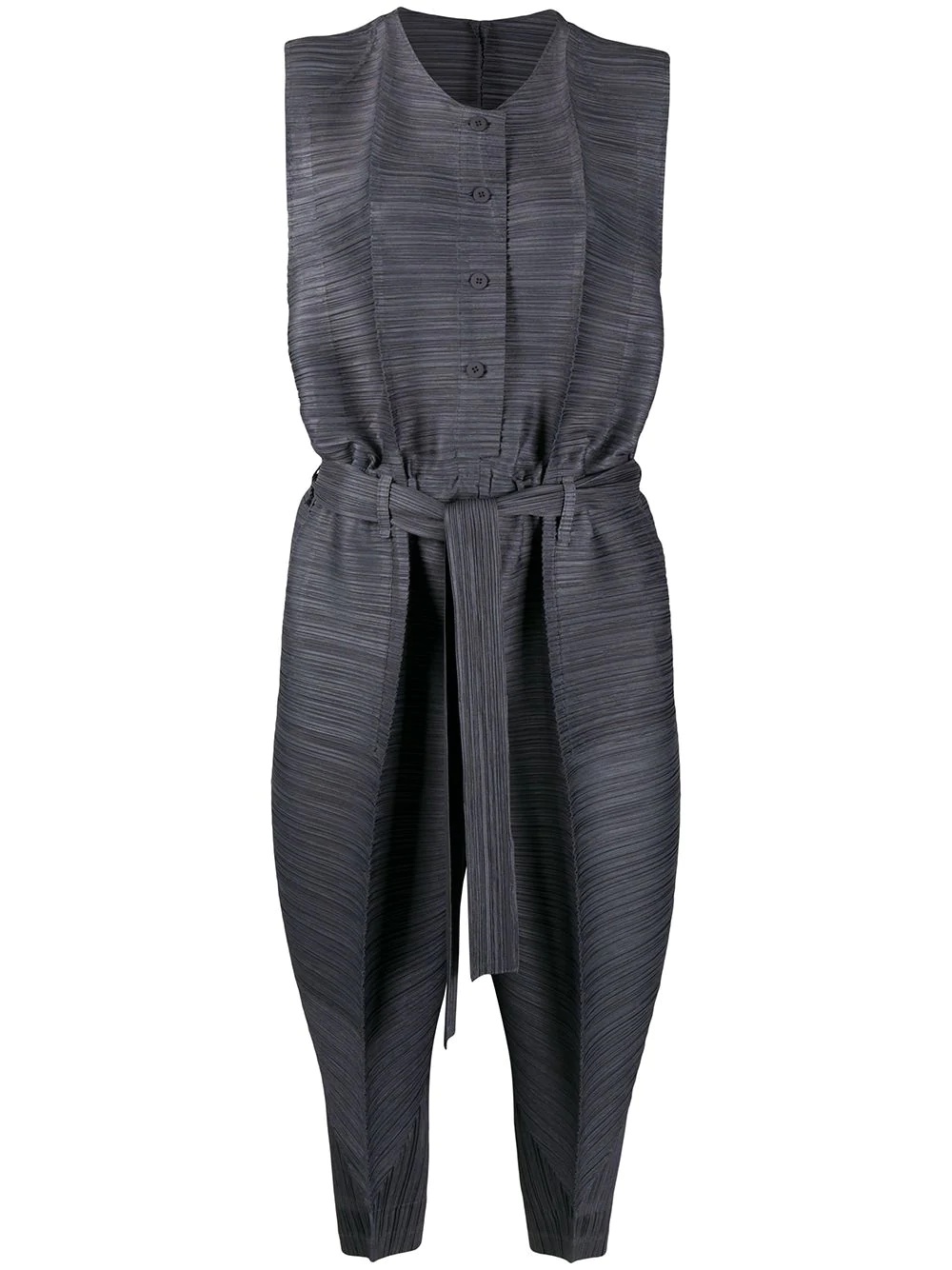 micro pleated jumpsuit - 1