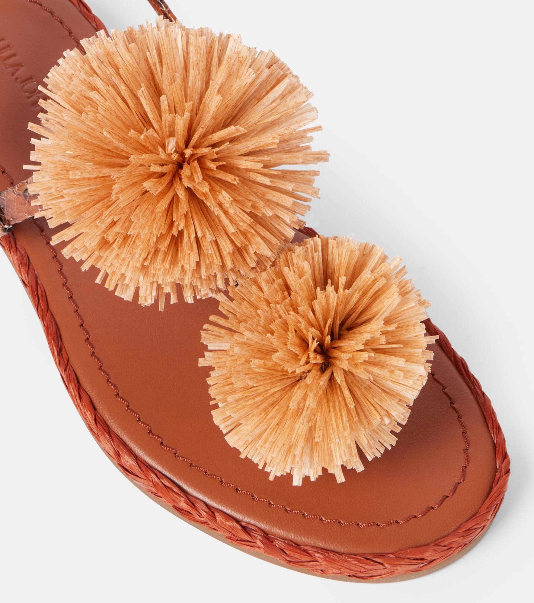 Ingrid leather-trimmed espadrilles - 5